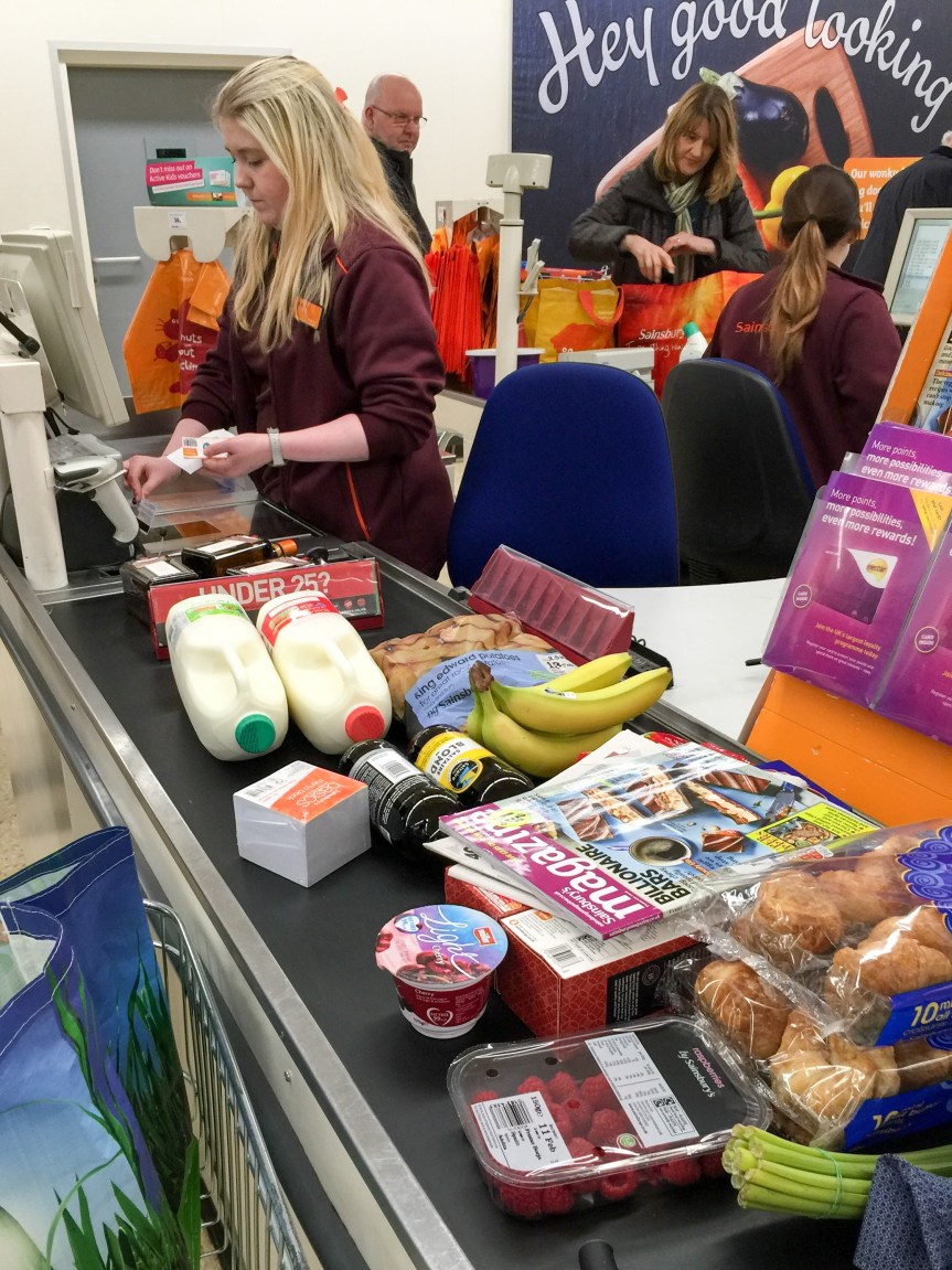 Checkout At Sainsburys