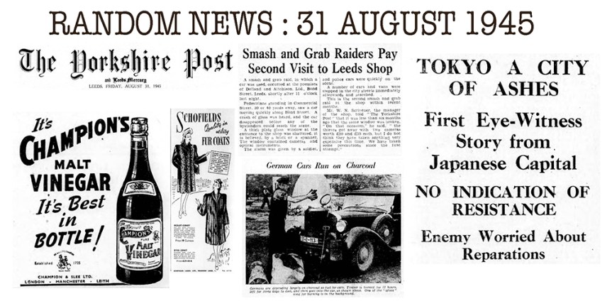 Random News : Cameras, Coneys And Champion’s Vinegar