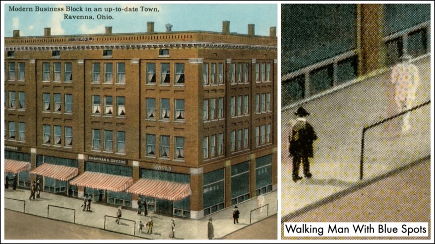 Walking Man With Blue&nbsp;Spots