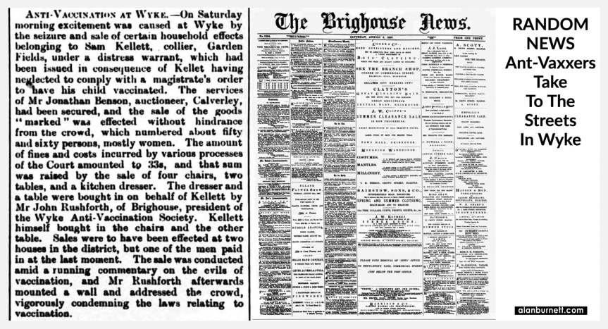 Anti-Vaxxers Take To The Streets Of&nbsp;Wyke