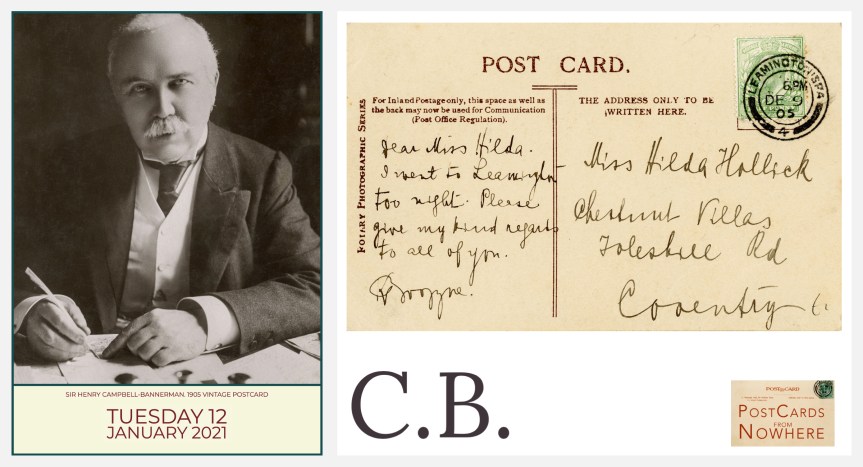 On Discovering Sir Henry Campbell-Bannerman In My&nbsp;Freezer