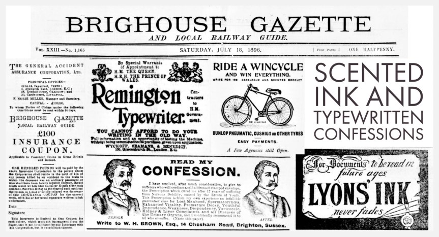 Scented Ink And Typewritten&nbsp;Confessions