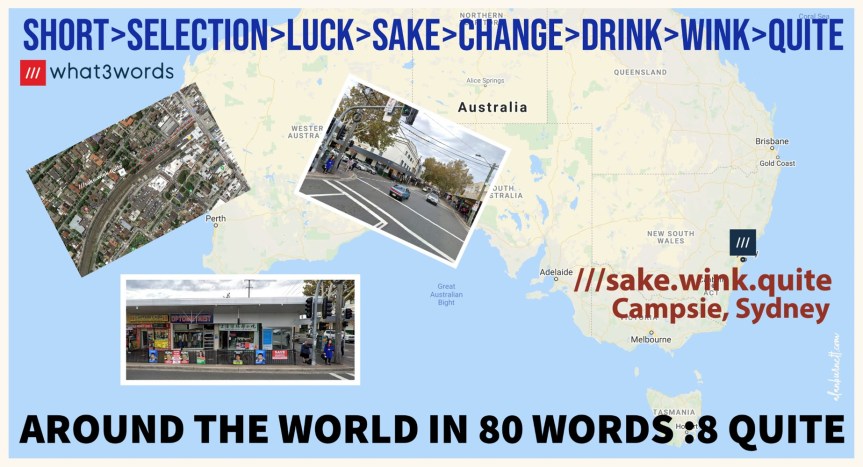 Around The World In Eighty Words : 8.&nbsp;QUITE