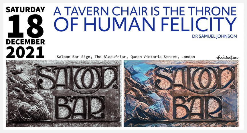 18 December 2021 : Saloon&nbsp;Bar