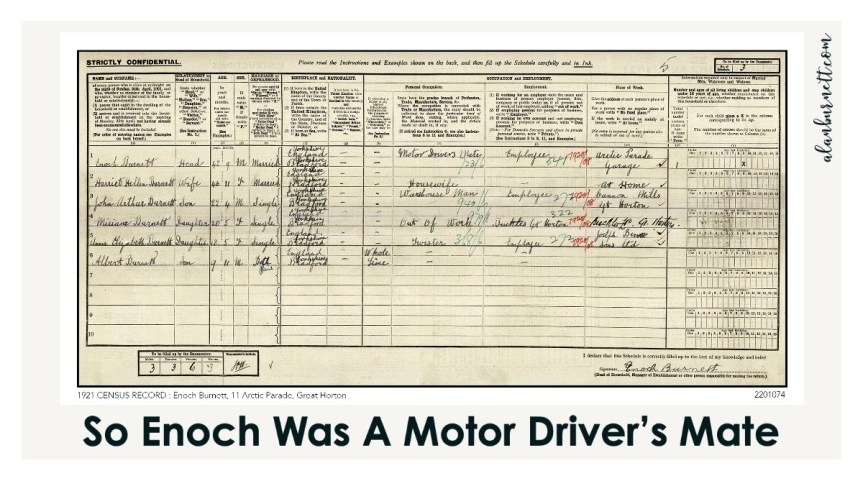 So Enoch Was A Motor Driver’s&nbsp;Mate