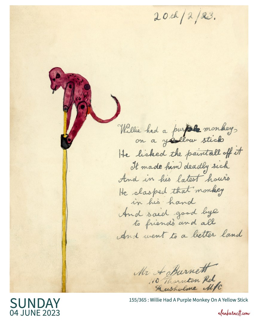 Willie Had A Purple&nbsp;Monkey