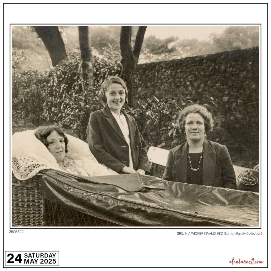 Girl In A Wicker&nbsp;Bed