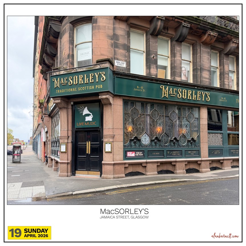 Pub Of The Week – MacSorley’s, Glasgow