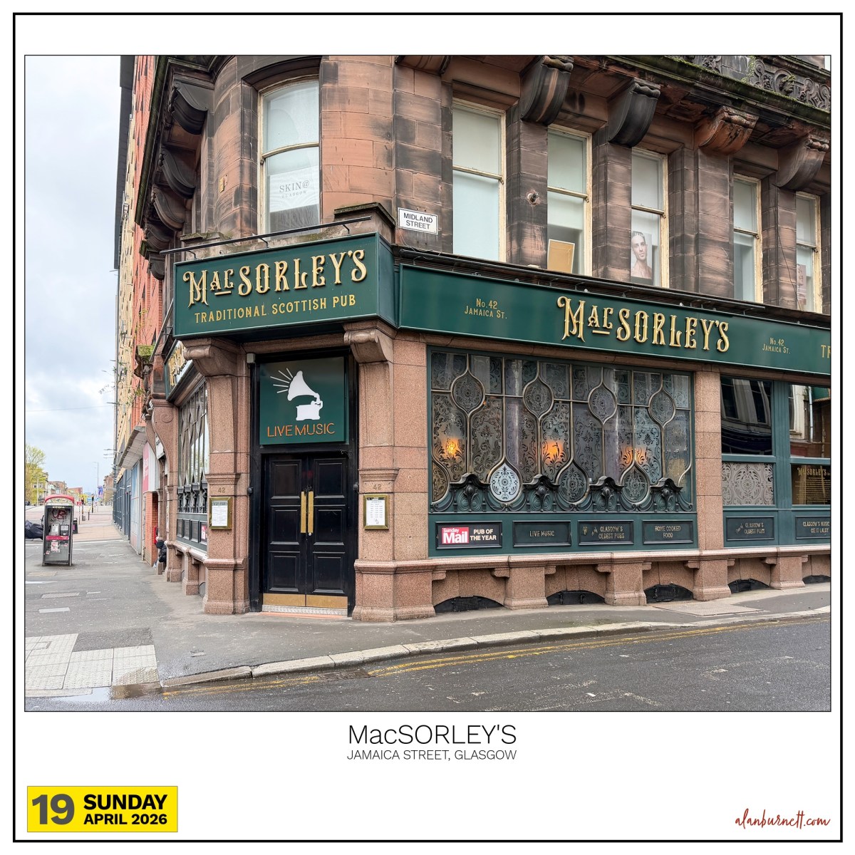 Pub Of The Week – MacSorley’s, Glasgow