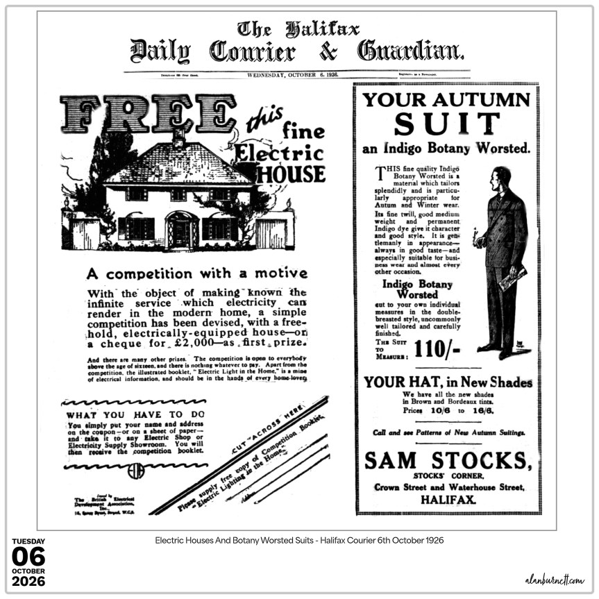 Electric Houses And Botany Worsted&nbsp;Suits